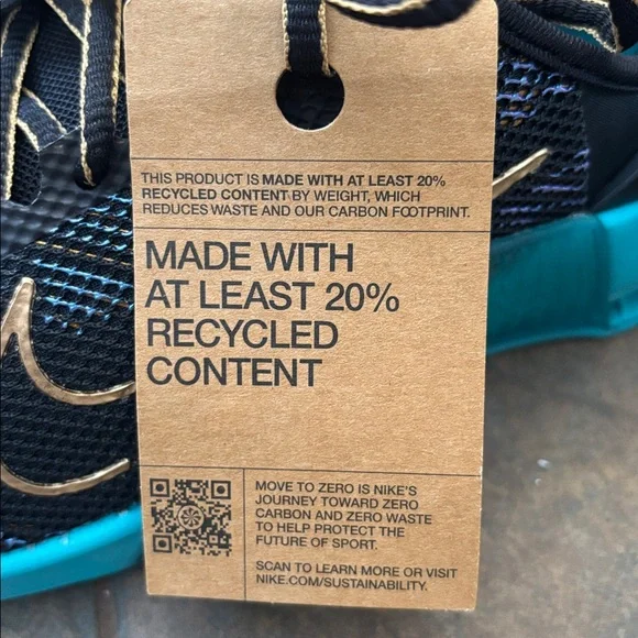 NWT Nike Metcon 9 AMP Shoes in Black Dusty Cactus Psychic Blue 7.5 - Picture 10 of 10